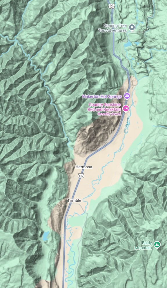 Map to Country Sunshine location